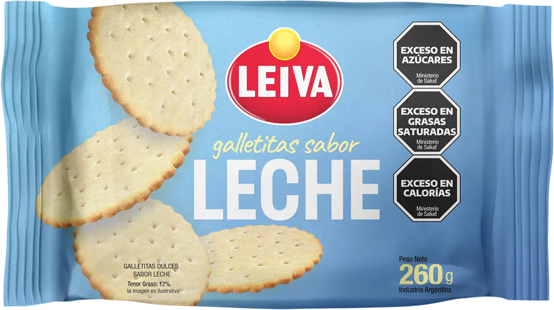 Galletitas de Leche Tripack - CAJA 12 x 260 gr. - Imagen 2