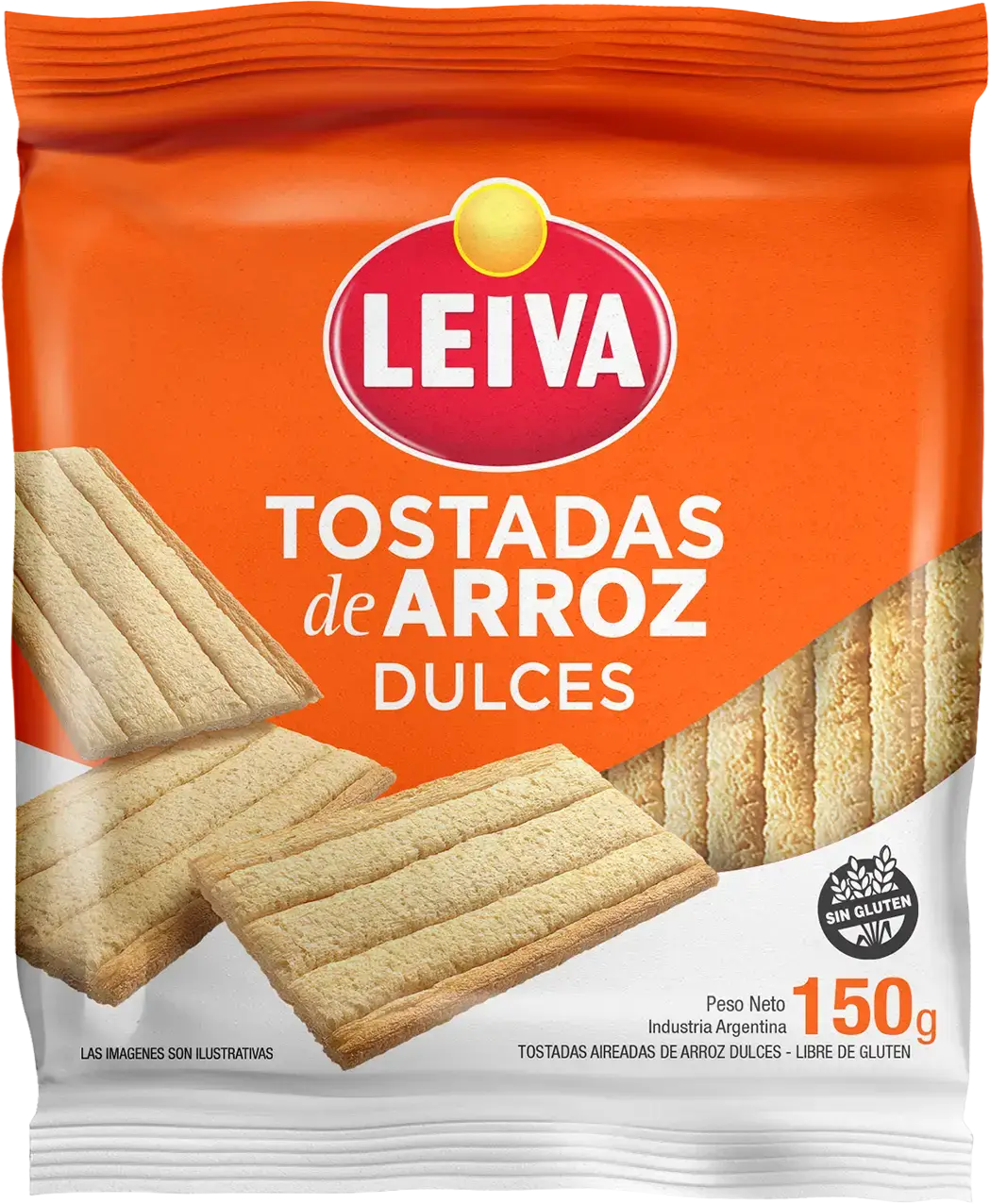 Tostadas de Arroz Dulces - CAJA 12 x 150 gr. - Imagen 2