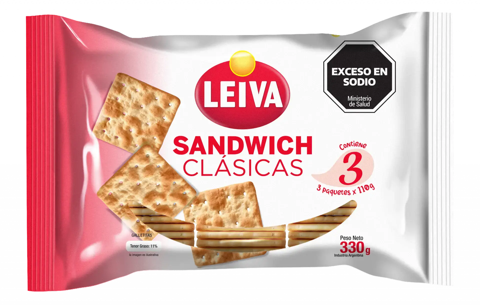 Sandwich Clásicas Tripack - CAJA 12 x 330 gr. - Imagen 2