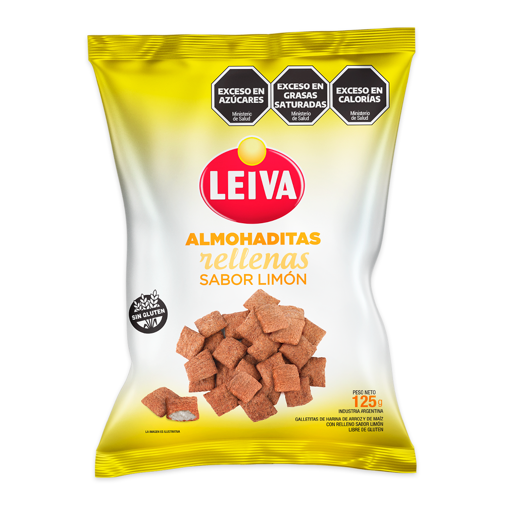 Almohaditas Sabor Limón - CAJA 14 x 125 gr. - Imagen 2