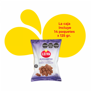 Almohaditas Sabor Chocolate - CAJA 14 x 125 gr.