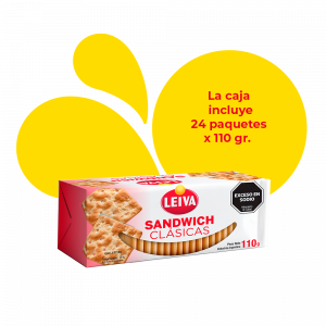 Sandwich Clásicas Individual - CAJA 24 x 110 gr.