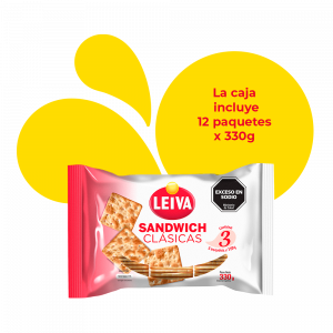 Sandwich Clásicas Tripack - CAJA 12 x 330 gr.