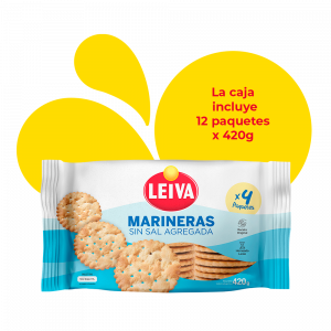 Marineras Sin Sal Agregada Cuatripack