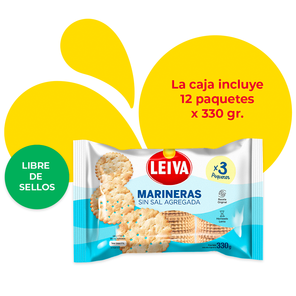 Marineras Sin Sal Agregada Tripack - CAJA 12 x 330 gr.