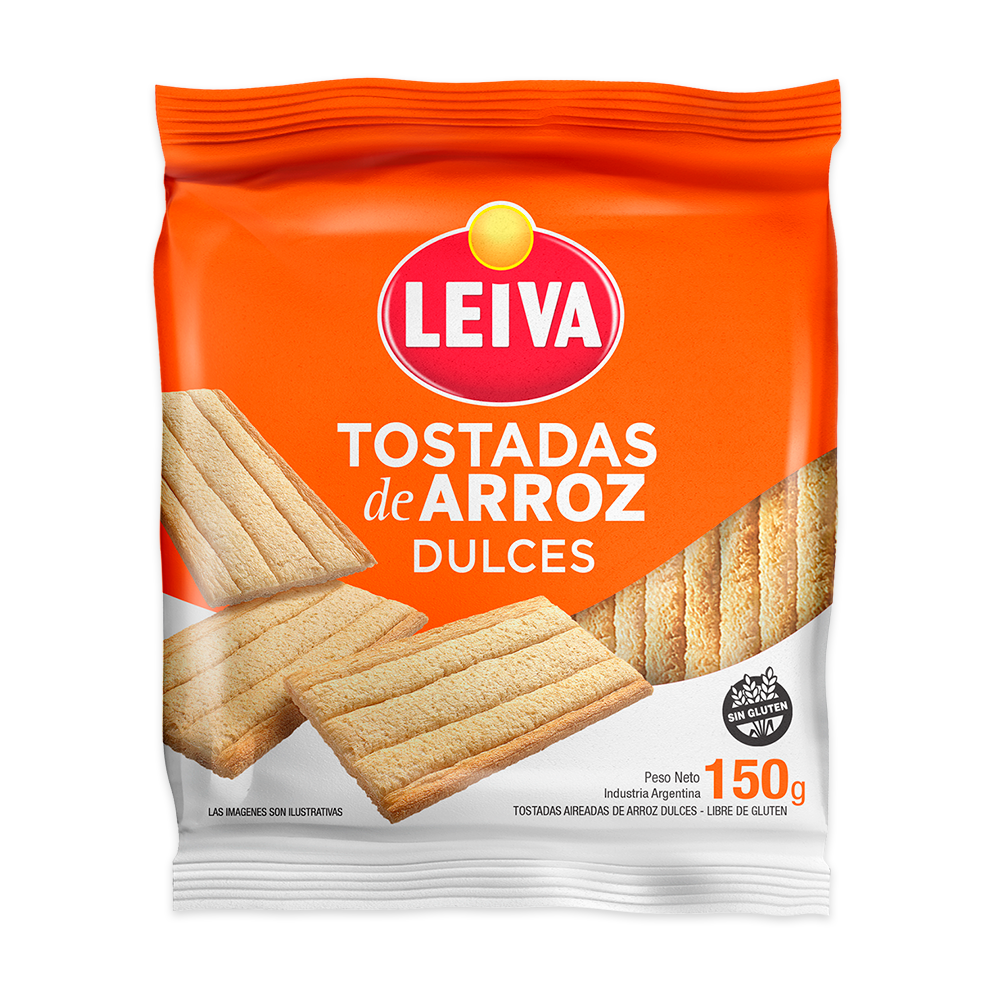 Tostadas de Arroz Dulces - CAJA 12 x 150 gr. - Imagen 2