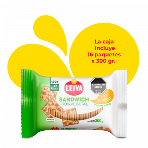 Sandwich 100% VEGETAL Familiar - CAJA 16 x 300 gr.
